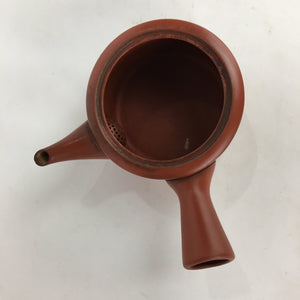 Japanese Ceramic Teapot Vtg Red Pottery Red Clay Kyusu Strainer Sencha PP567
