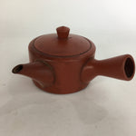 Japanese Ceramic Teapot Vtg Red Pottery Red Clay Kyusu Strainer Sencha PP567