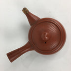Japanese Ceramic Teapot Vtg Red Pottery Red Clay Kyusu Strainer Sencha PP739