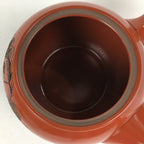 Japanese Ceramic Teapot Vtg Red Pottery Red Clay Kyusu Strainer Sencha PP740