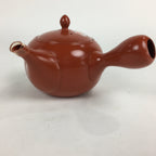 Japanese Ceramic Teapot Vtg Red Pottery Red Clay Kyusu Strainer Sencha PP740