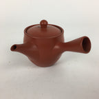 Japanese Ceramic Teapot Vtg Red Pottery Red Clay Shudei Kyusu Sencha PP834