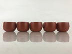 Japanese Ceramic Tokoname Ware Sake Cup And Bottle Set Vtg Guinomi Tokkuri PX677