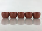 Japanese Ceramic Tokoname Ware Sake Cup And Bottle Set Vtg Guinomi Tokkuri PX677