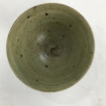 Japanese Ceramic Tokoname Ware Tea Ceremony Bowl Vtg Bluish Brown Chawan GTB744