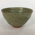 Japanese Ceramic Tokoname Ware Tea Ceremony Bowl Vtg Bluish Brown Chawan GTB744