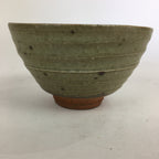 Japanese Ceramic Tokoname Ware Tea Ceremony Bowl Vtg Bluish Brown Chawan GTB769