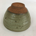 Japanese Ceramic Tokoname Ware Tea Ceremony Bowl Vtg Bluish Brown Chawan GTB769
