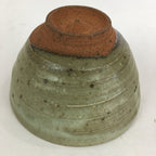 Japanese Ceramic Tokoname Ware Tea Ceremony Bowl Vtg Bluish Brown Chawan GTB769