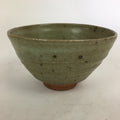 Japanese Ceramic Tokoname Ware Tea Ceremony Bowl Vtg Bluish Brown Chawan GTB769