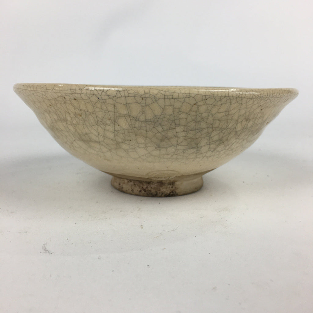 Japanese Ceramic Tokoname Ware Tea Ceremony Green Tea Bowl Vtg Chawan GTB844