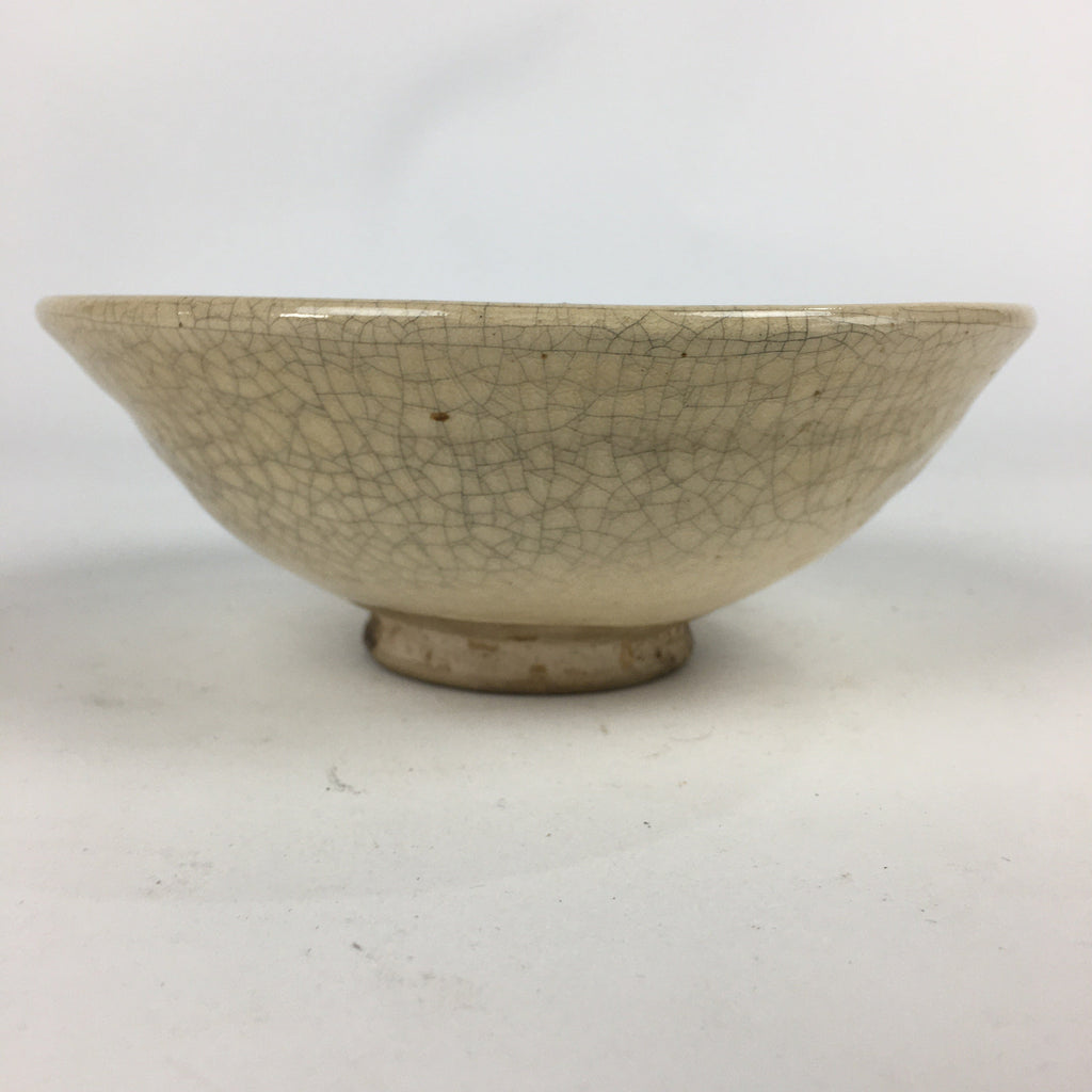 Japanese Ceramic Tokoname Ware Tea Ceremony Green Tea Bowl Vtg Chawan GTB844