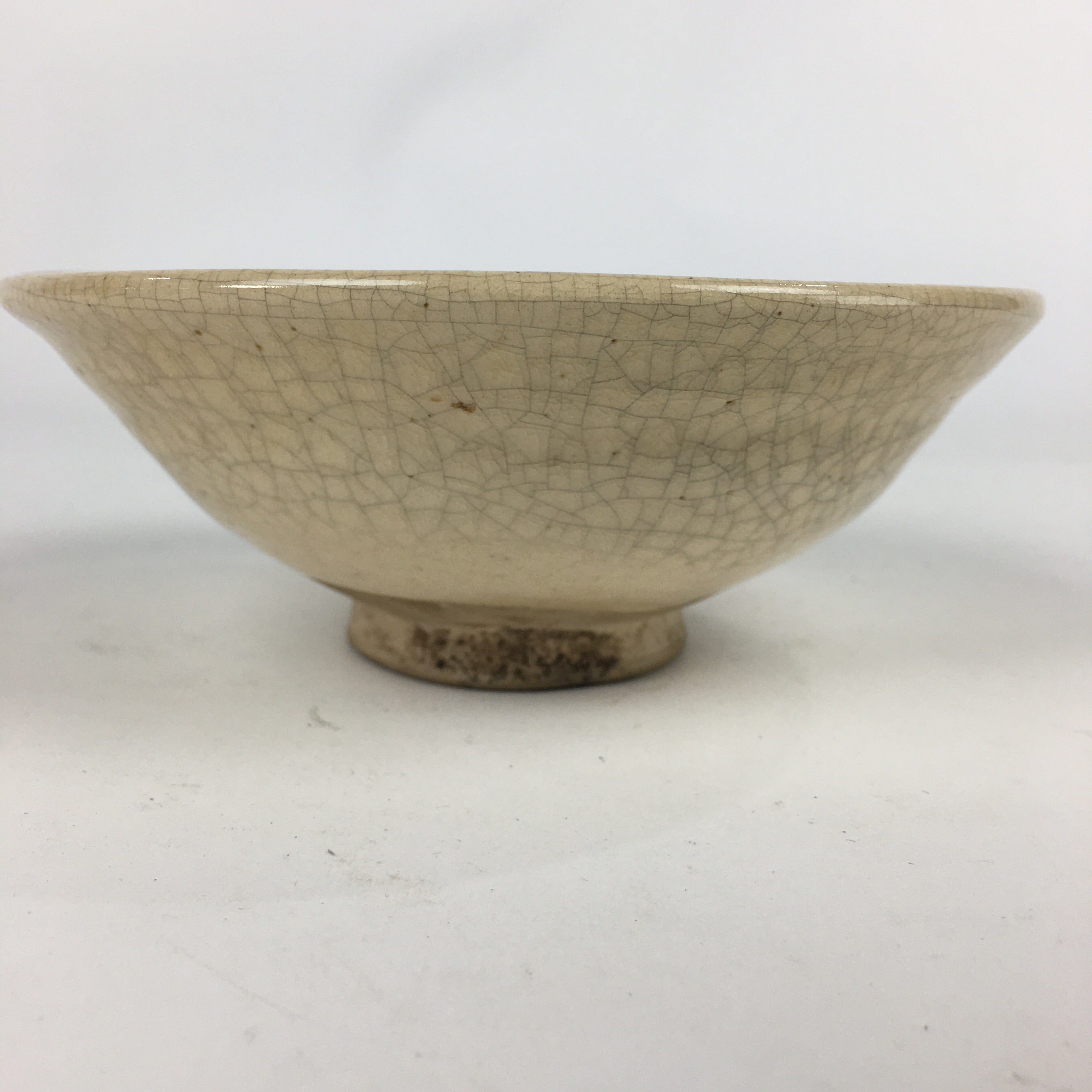 Japanese Ceramic Tokoname Ware Tea Ceremony Green Tea Bowl Vtg Chawan GTB844