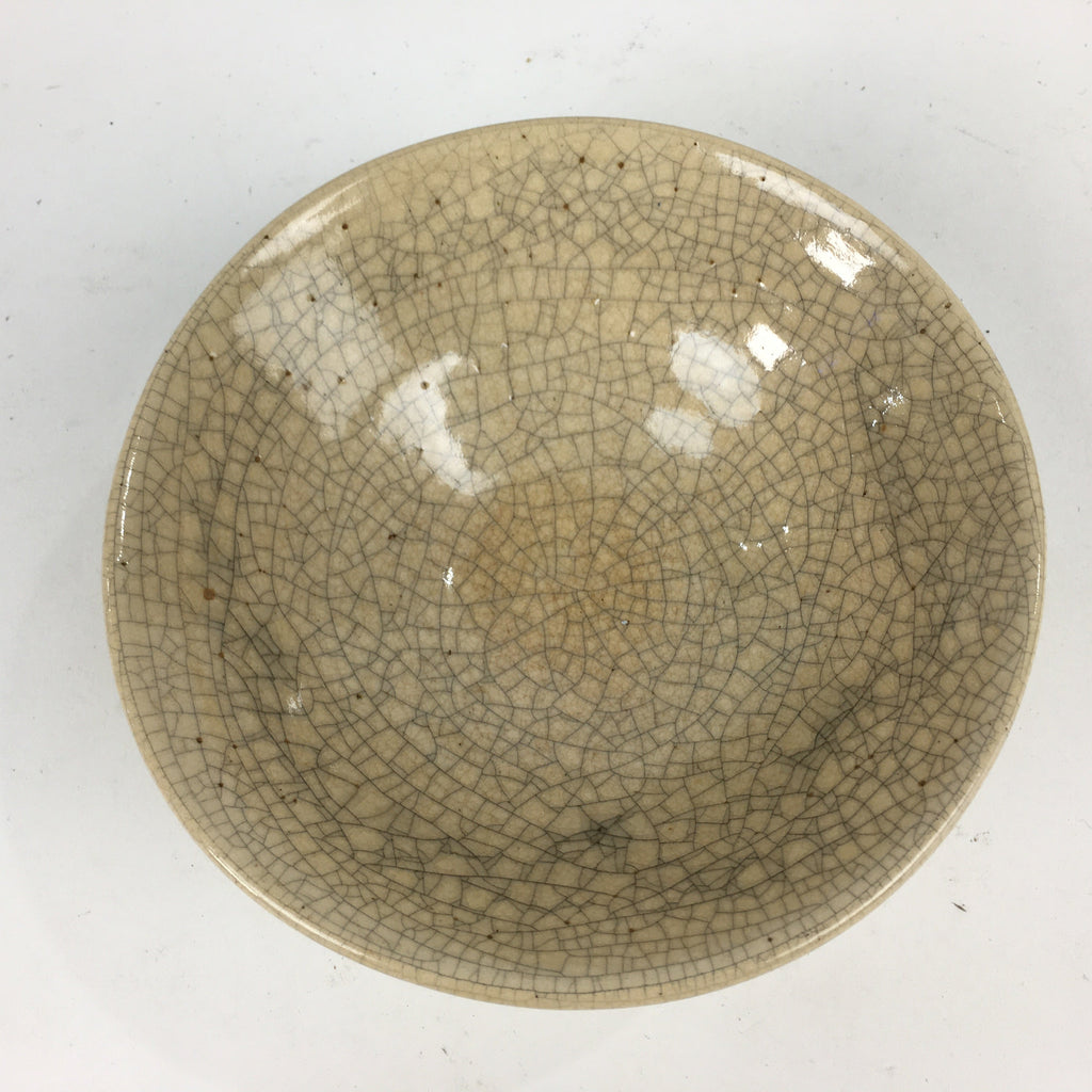 Japanese Ceramic Tokoname Ware Tea Ceremony Green Tea Bowl Vtg Chawan GTB844