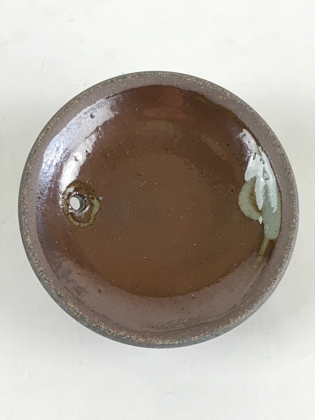 Japanese Ceramic Tokoname Ware Teapot Kyusu Vtg Brown Plant Vine Handle PY246