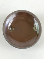 Japanese Ceramic Tokoname Ware Teapot Kyusu Vtg Brown Plant Vine Handle PY246