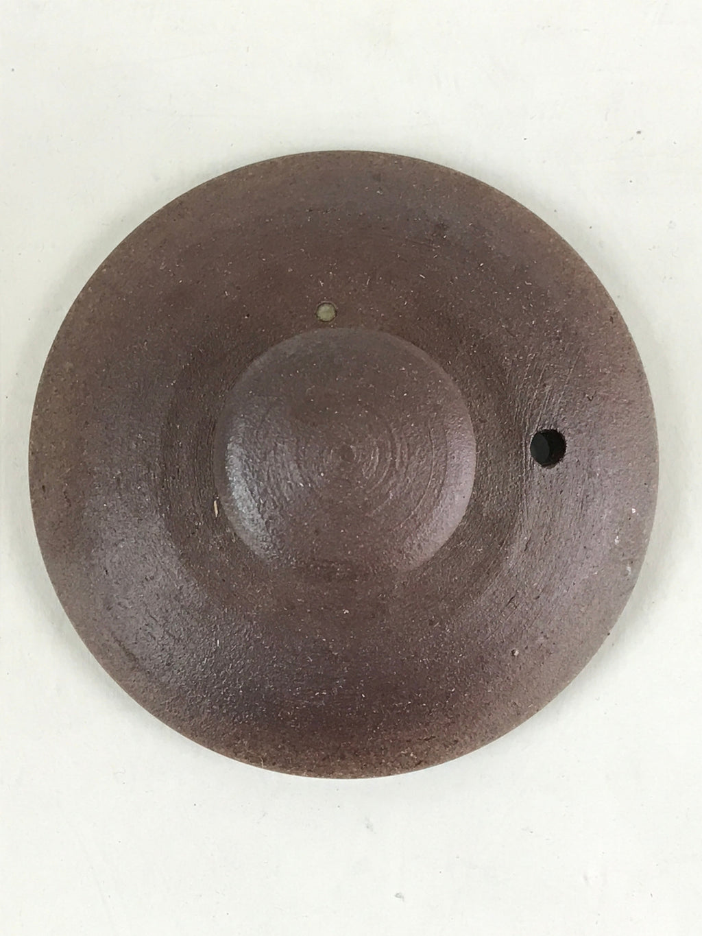 Japanese Ceramic Tokoname Ware Teapot Kyusu Vtg Brown Plant Vine Handle PY246