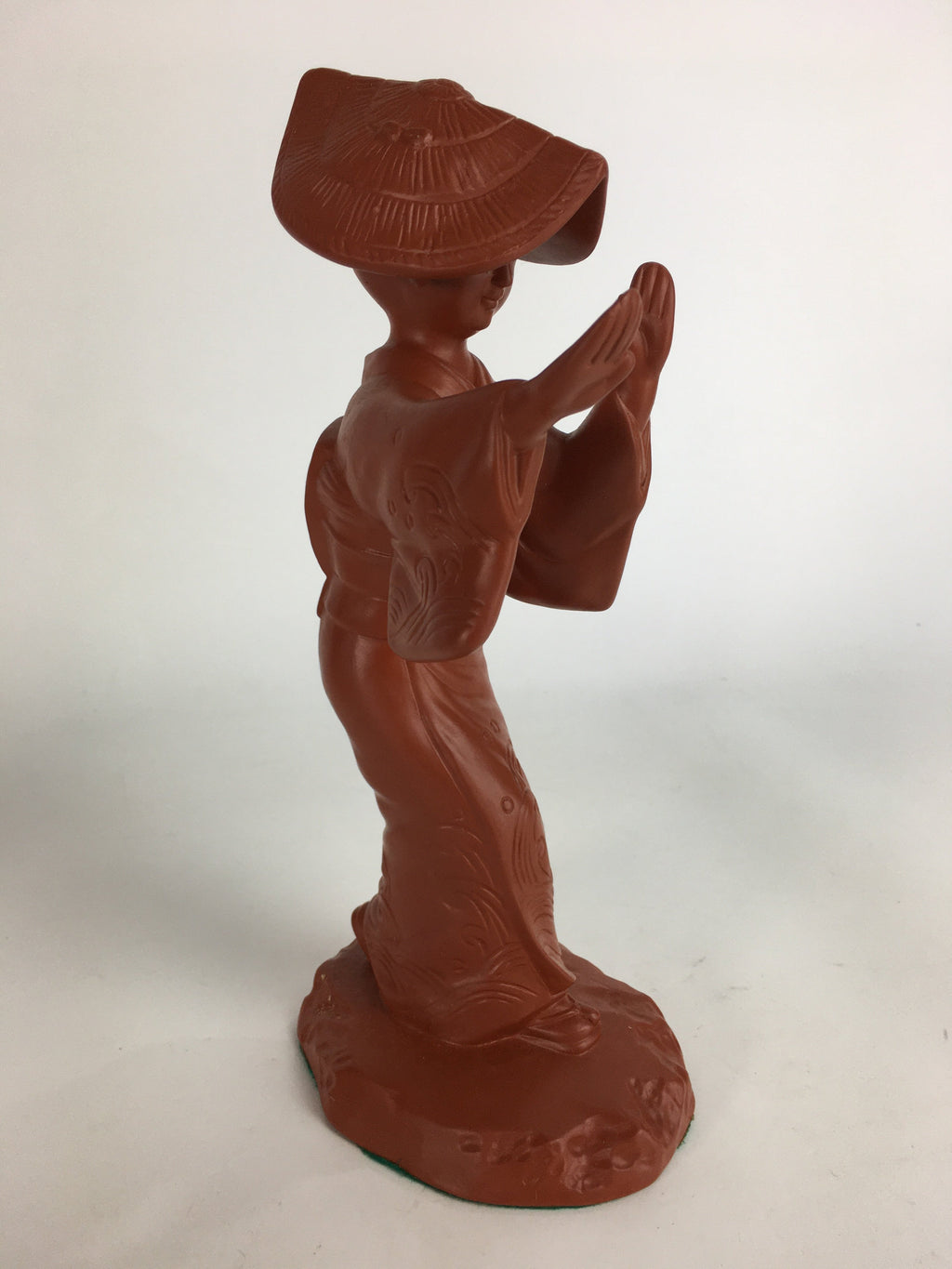Japanese Ceramic Tokoname ware Awaodori Dancer Statue Vtg Pottery Shudoro BD653