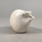 Japanese Ceramic Toothpick Holder Vtg Cow White Figurine Doll Zodiac DR325