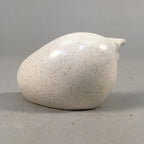 Japanese Ceramic Toothpick Holder Vtg Cow White Figurine Doll Zodiac DR325
