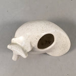 Japanese Ceramic Toothpick Holder Vtg Cow White Figurine Doll Zodiac DR325