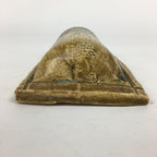 Japanese Ceramic Wall hanging Pocket Flower Vase Vtg Kiseto Ware Yakimono FV961