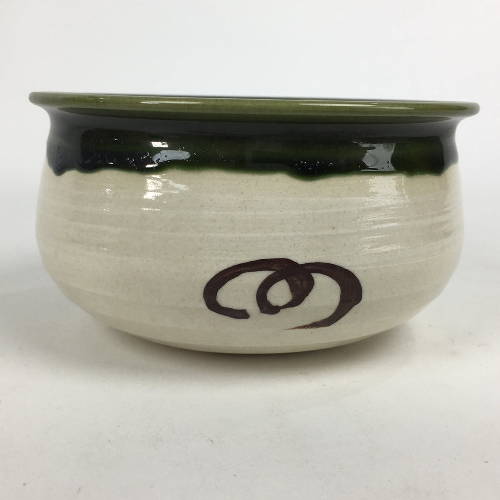 Japanese Ceramic Wastewater Receptacle Tea Ceremony Basin Bowl Vtg Kensui GTB785