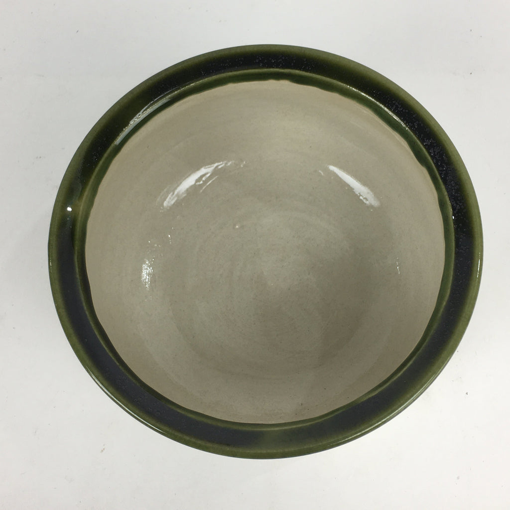 Japanese Ceramic Wastewater Receptacle Tea Ceremony Basin Bowl Vtg Kensui GTB785