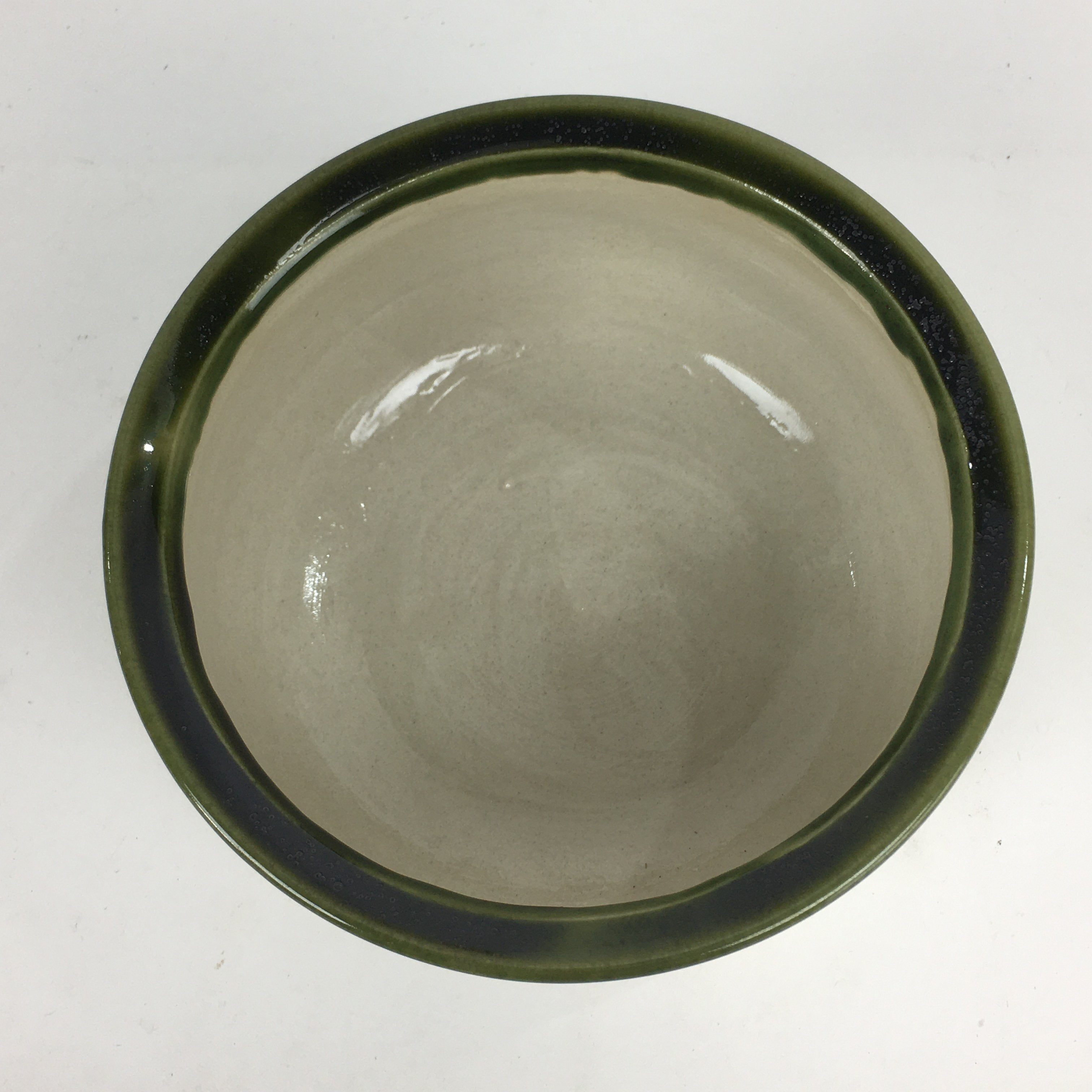 Japanese Ceramic Wastewater Receptacle Tea Ceremony Basin Bowl Vtg Kensui GTB785