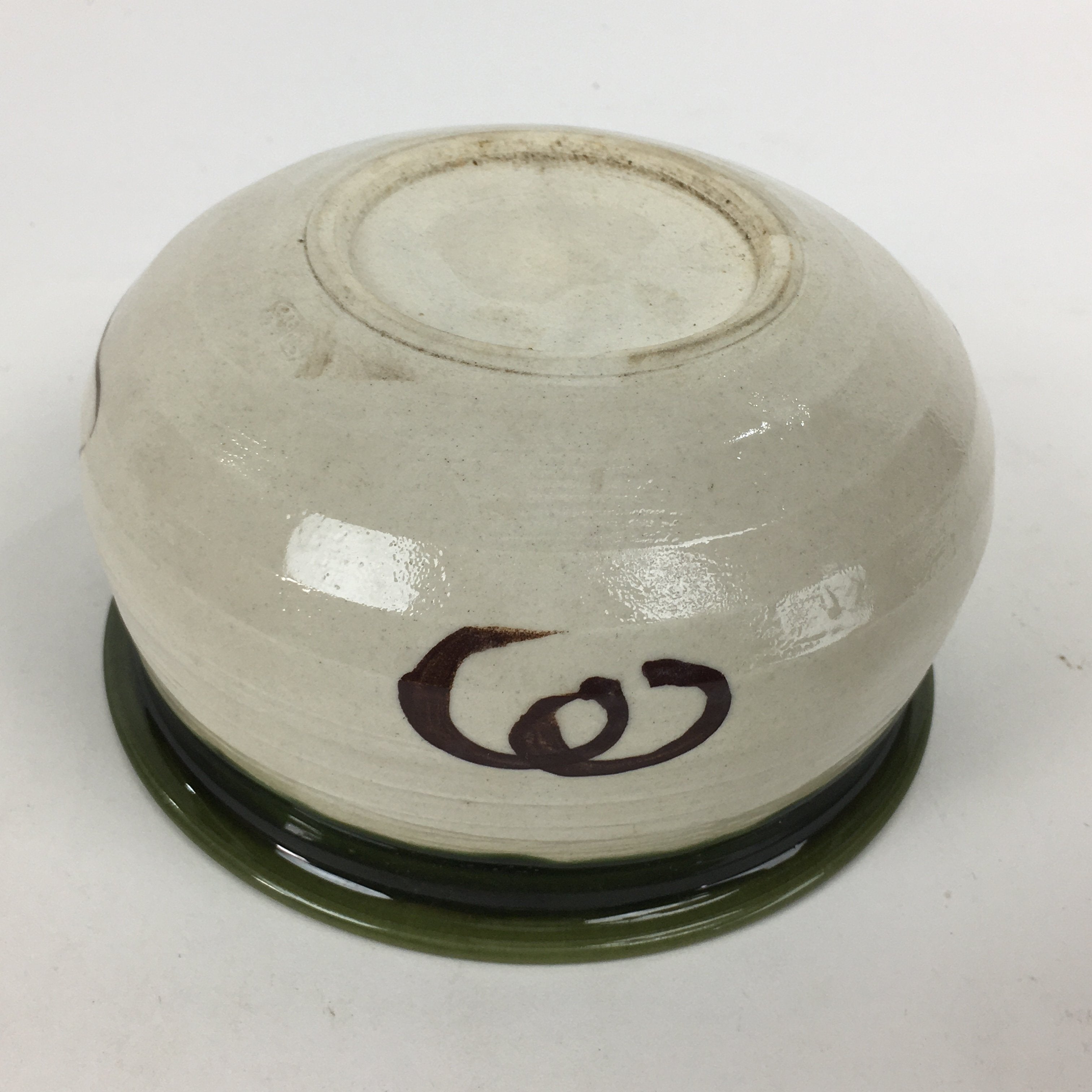 Japanese Ceramic Wastewater Receptacle Tea Ceremony Basin Bowl Vtg Kensui GTB785