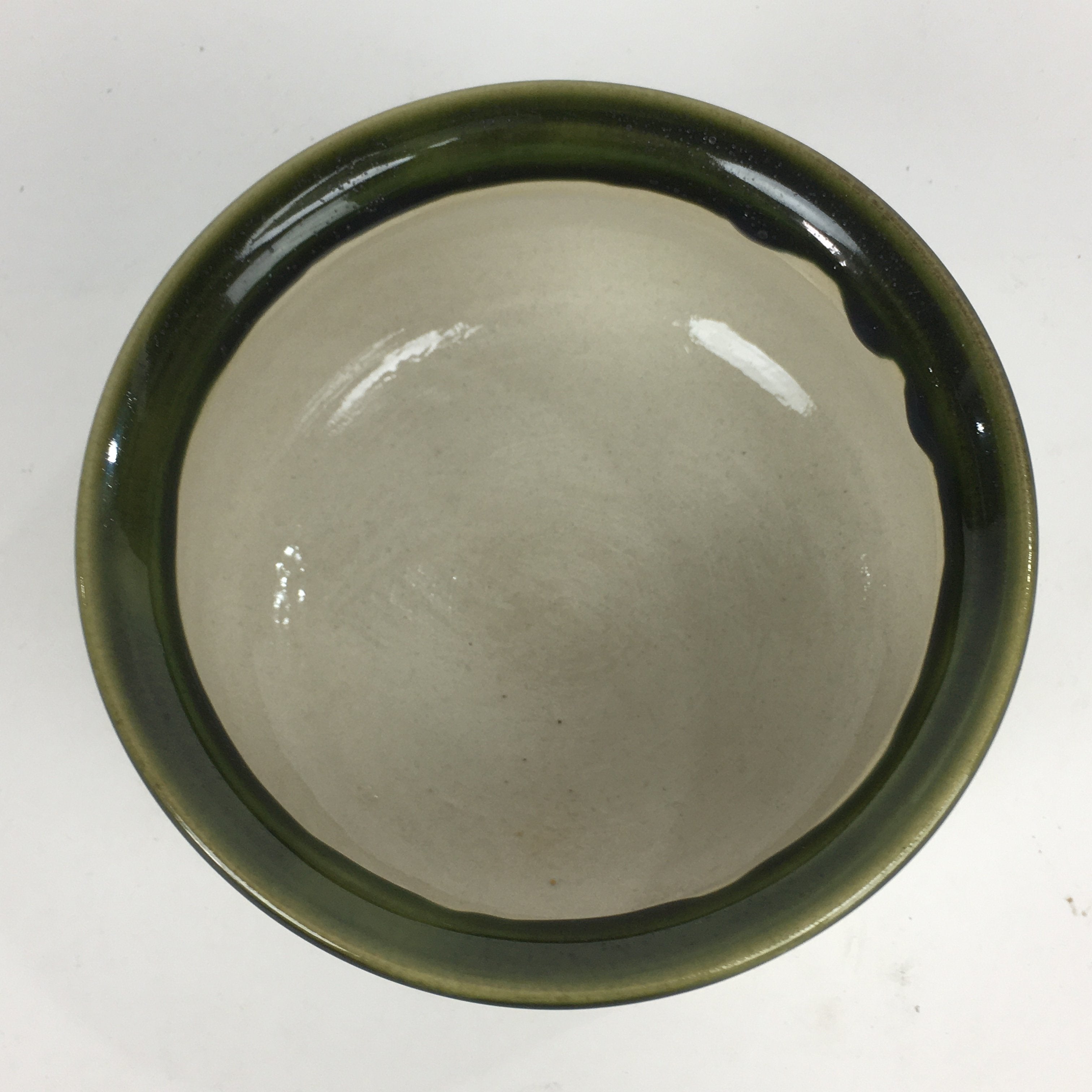 Japanese Ceramic Wastewater Receptacle Tea Ceremony Basin Bowl Vtg Kensui GTB786