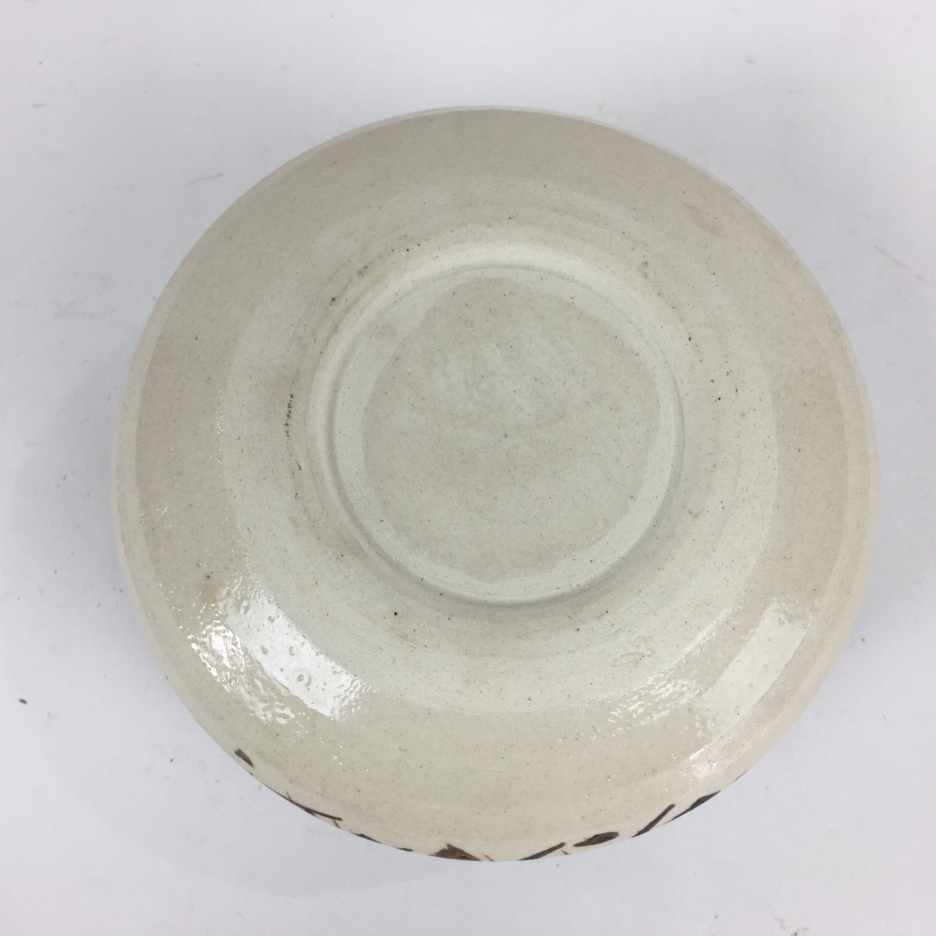 Japanese Ceramic Wastewater Receptacle Tea Ceremony Basin Bowl Vtg Kensui GTB828