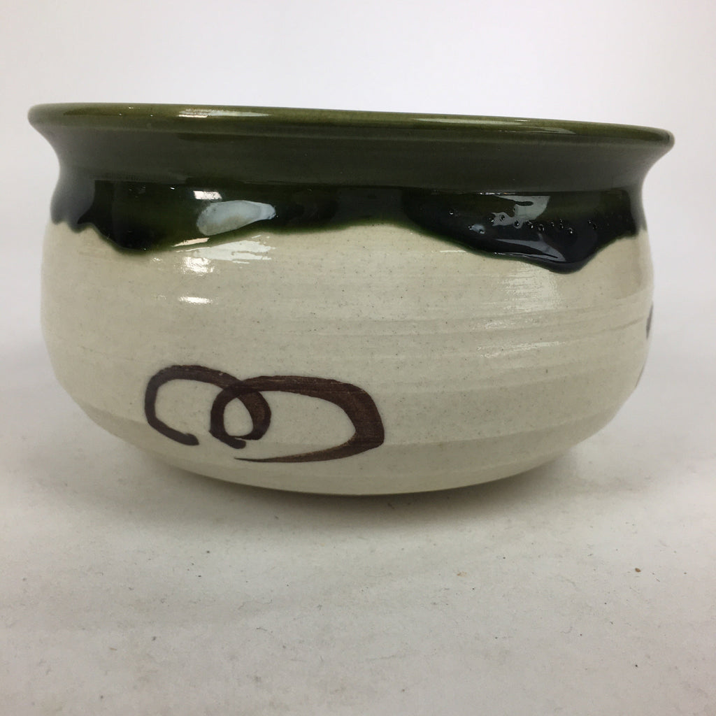 Japanese Ceramic Wastewater Receptacle Tea Ceremony Basin Bowl Vtg Kensui GTB874
