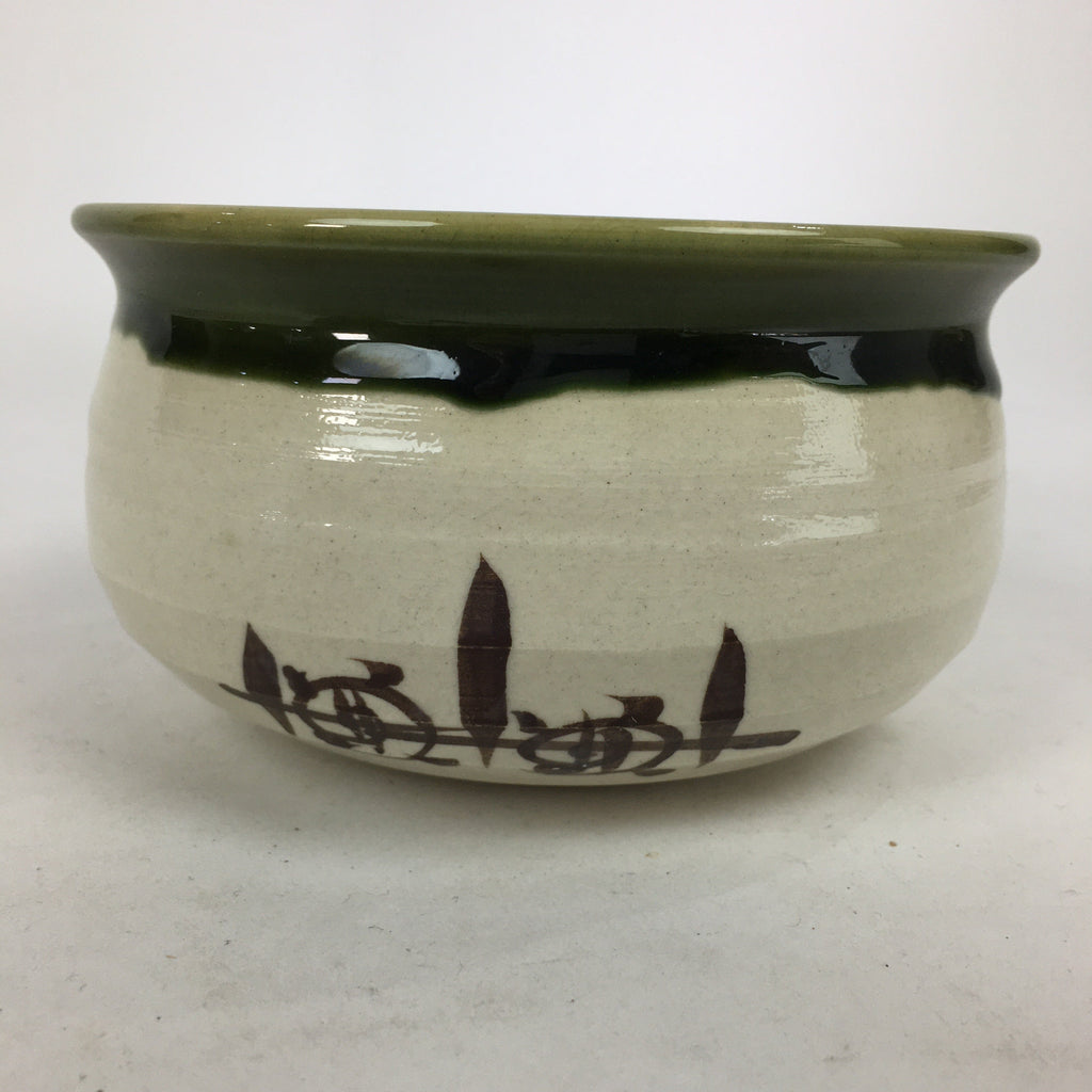 Japanese Ceramic Wastewater Receptacle Tea Ceremony Basin Bowl Vtg Kensui GTB874
