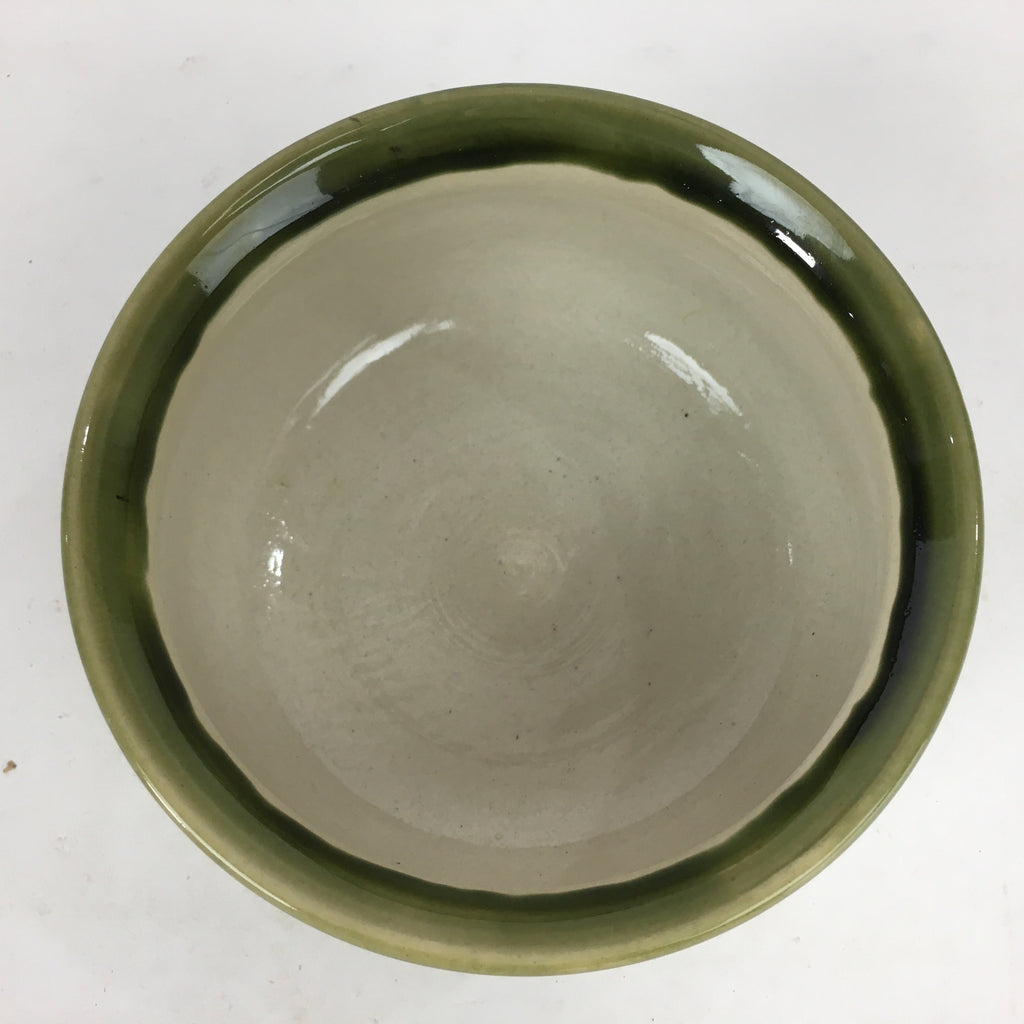 Japanese Ceramic Wastewater Receptacle Tea Ceremony Basin Bowl Vtg Kensui GTB874