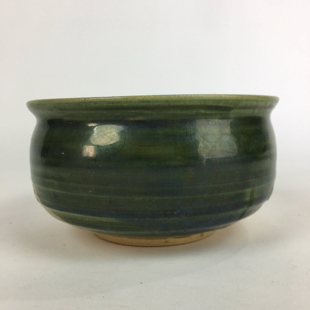 Japanese Ceramic Wastewater Receptacle Tea Ceremony Basin Bowl Vtg Kensui GTB921