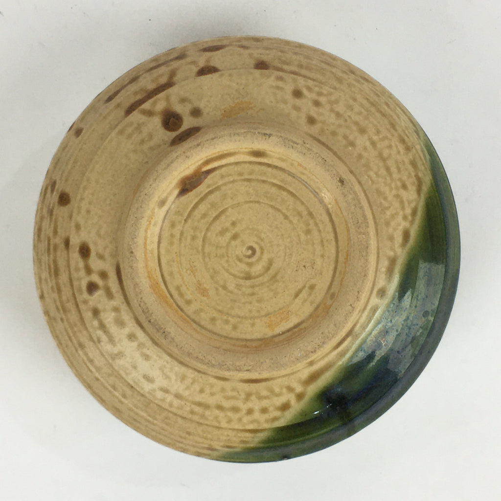 Japanese Ceramic Wastewater Receptacle Tea Ceremony Basin Bowl Vtg Kensui GTB921