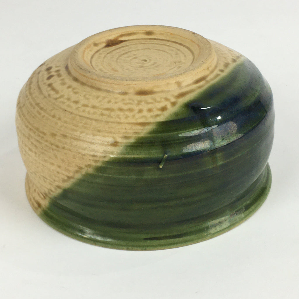 Japanese Ceramic Wastewater Receptacle Tea Ceremony Basin Bowl Vtg Kensui GTB921