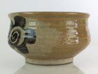 Japanese Ceramic Wastewater Receptacle Tea Ceremony Basin Bowl Vtg Kensui GTB939