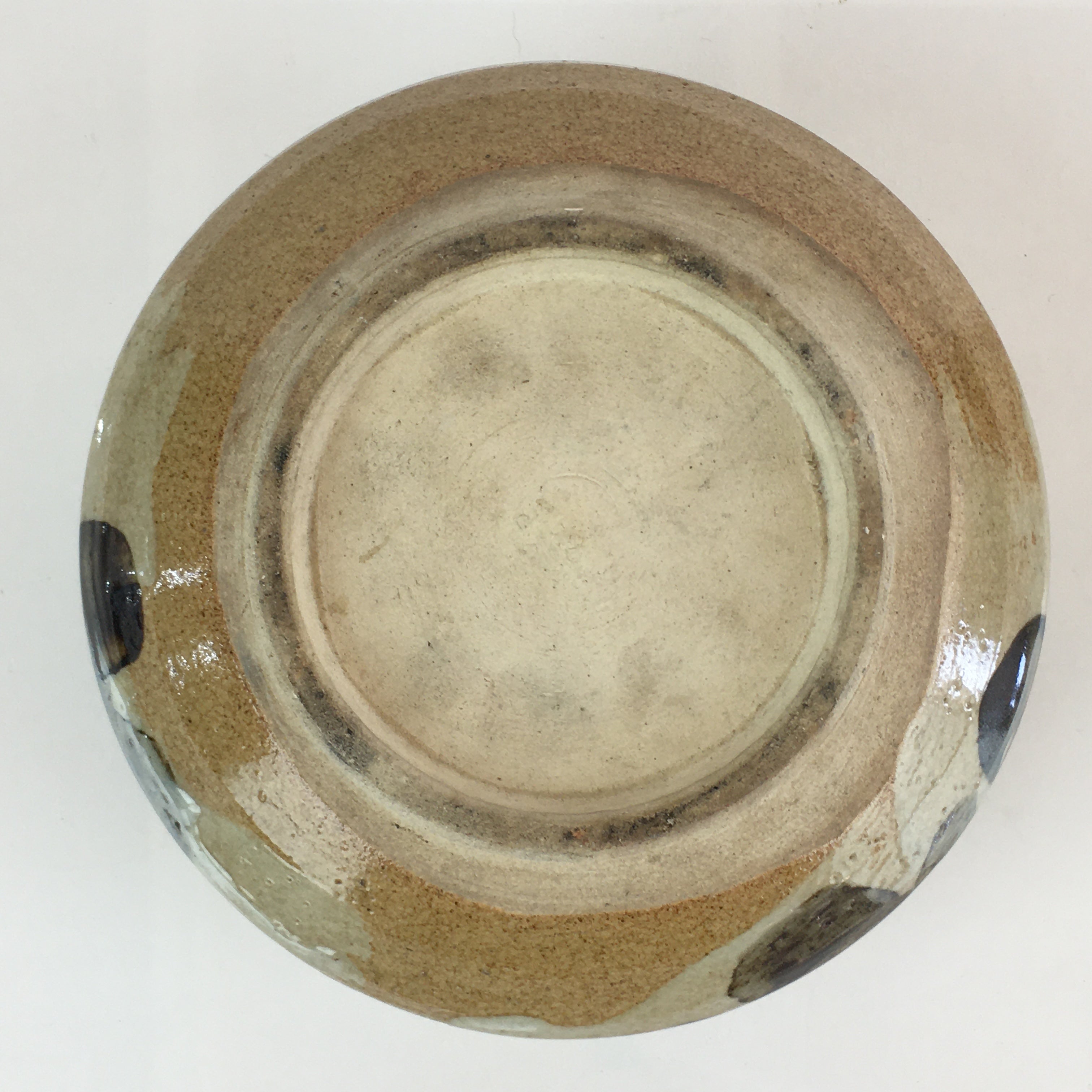Japanese Ceramic Wastewater Receptacle Tea Ceremony Basin Bowl Vtg Kensui GTB939