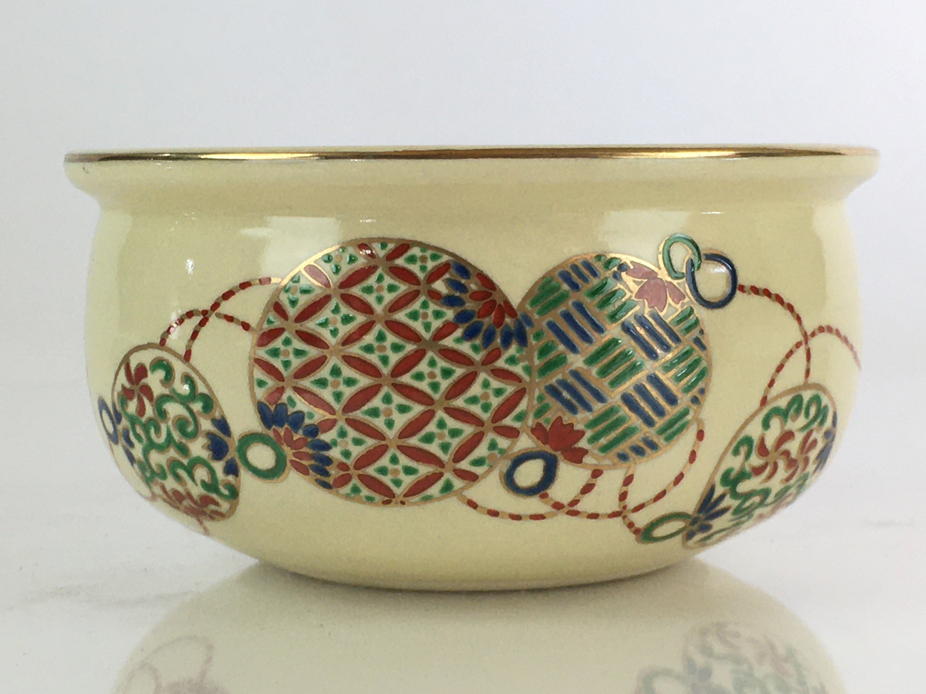 Japanese Ceramic Wastewater Receptacle Tea Ceremony Basin Bowl Vtg Kensui GTB950
