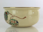Japanese Ceramic Wastewater Receptacle Tea Ceremony Basin Bowl Vtg Kensui GTB950