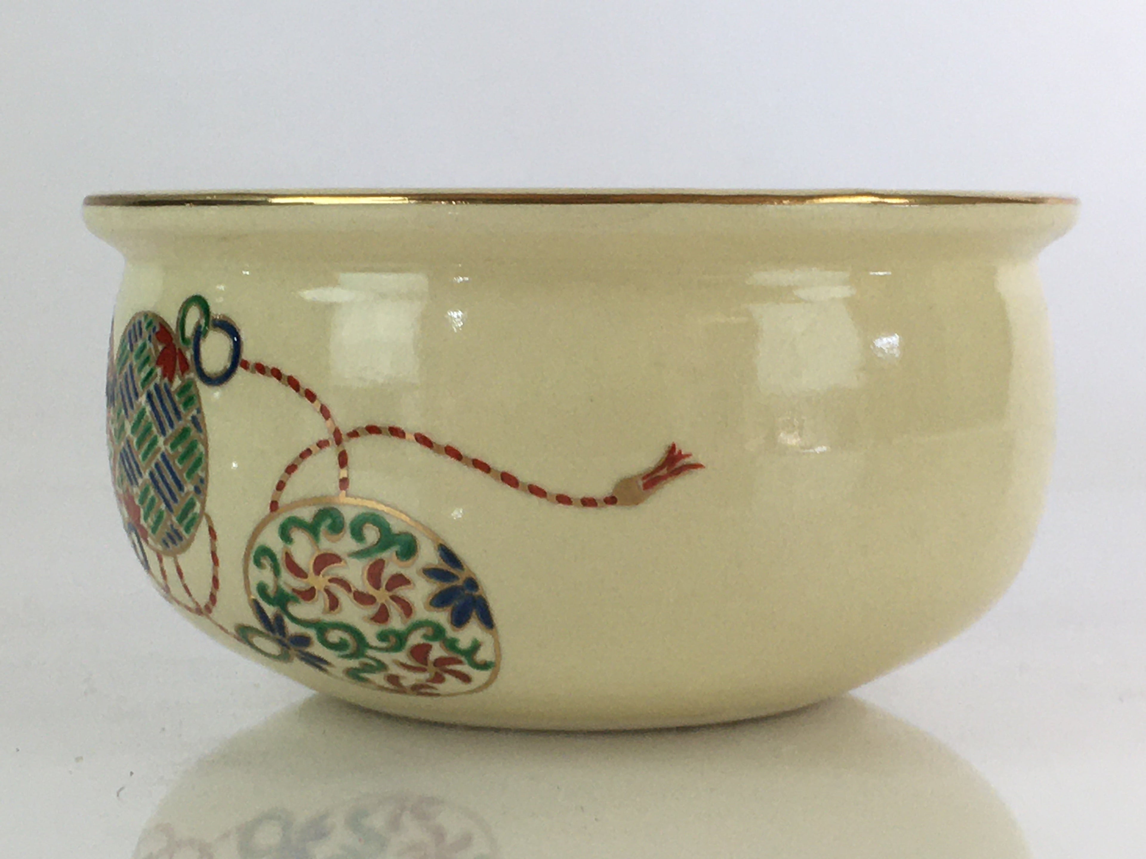 Japanese Ceramic Wastewater Receptacle Tea Ceremony Basin Bowl Vtg Kensui GTB950