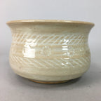 Japanese Ceramic Wastewater Receptacle Tea Ceremony Basin Bowl Vtg Kensui PP126