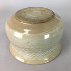 Japanese Ceramic Wastewater Receptacle Tea Ceremony Basin Bowl Vtg Kensui PP126