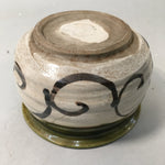 Japanese Ceramic Wastewater Receptacle Tea Ceremony Basin Bowl Vtg Kensui PP332