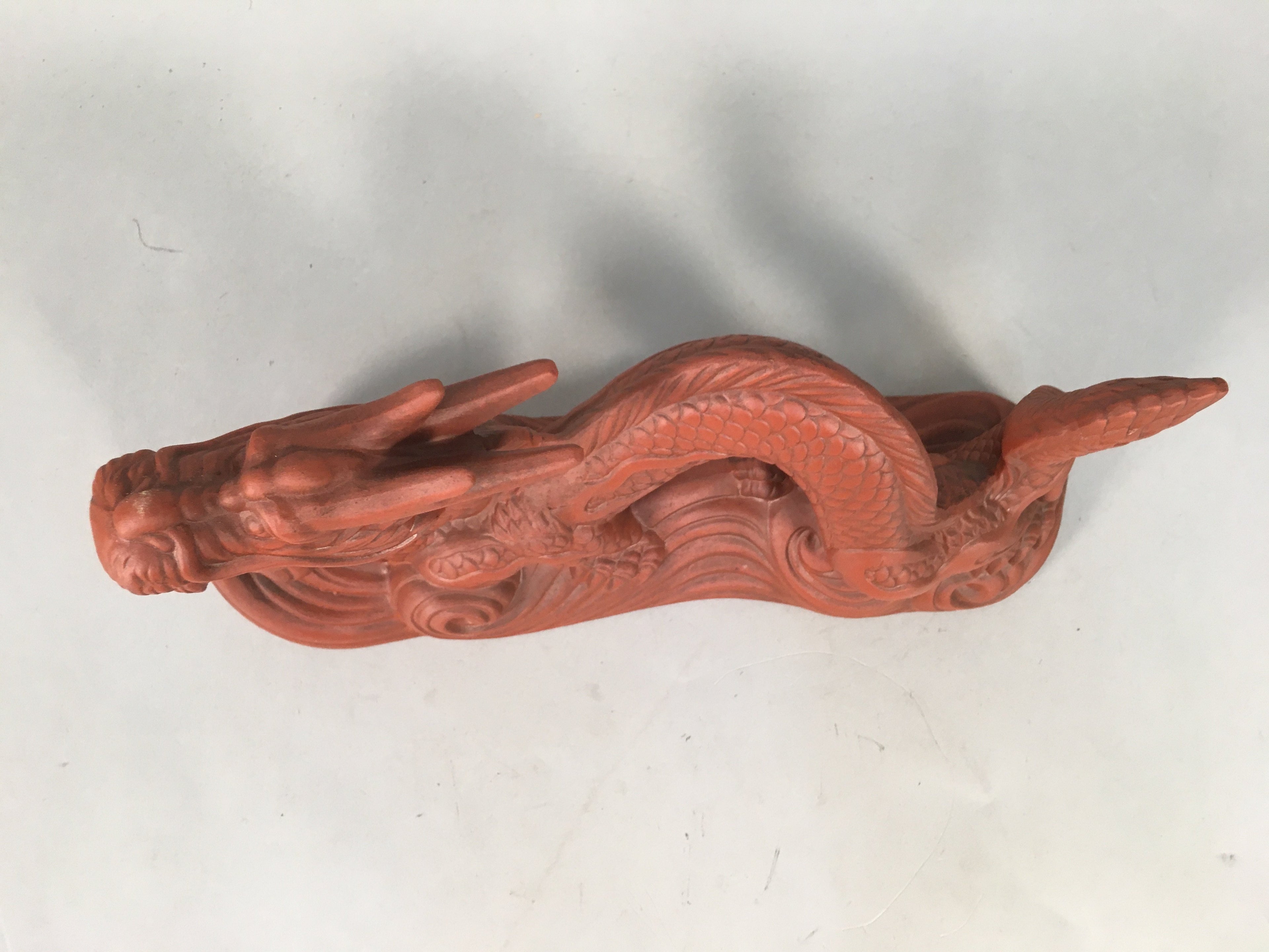 Japanese Ceramic Zodiac Dragon Statue Tokoname ware Vtg Pottery Okimono PX515