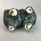 Japanese Ceramic Zodiac Rabbit Vtg Statue Okimono Pottery Oriental Box PX149