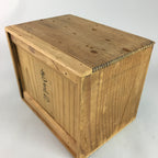 Japanese Ceramic Zodiac Rabbit Vtg Statue Okimono Pottery Oriental Box PX149