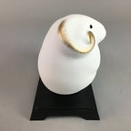 Japanese Ceramic Zodiac Sheep Statue Vtg Okimono White Display Oriental BD419